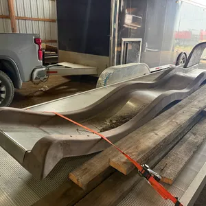 Slide With Fiberglass Sides, 15' 6" Long, 19 1/2" Wide