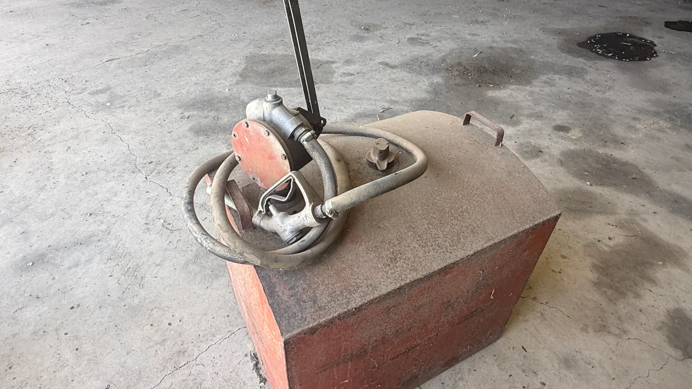 Fuel Tank, Approx 25" X 30" X 25" High, Comes With Hand Pump, Been Used For Diesel