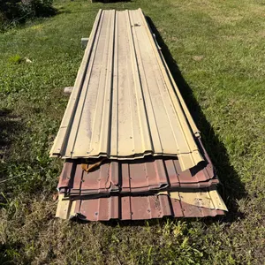 Assortment of Used Building Steel, Approx. 20 Pieces, Mostly 14’