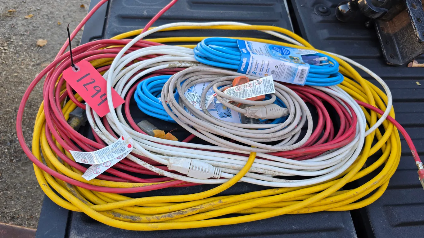 Assortmet of Extension Cords, *MUST BE PICKED UP BY FRIDAY, OCTOBER 23RD @ 4:00 PM. NO EXCEPTIONS