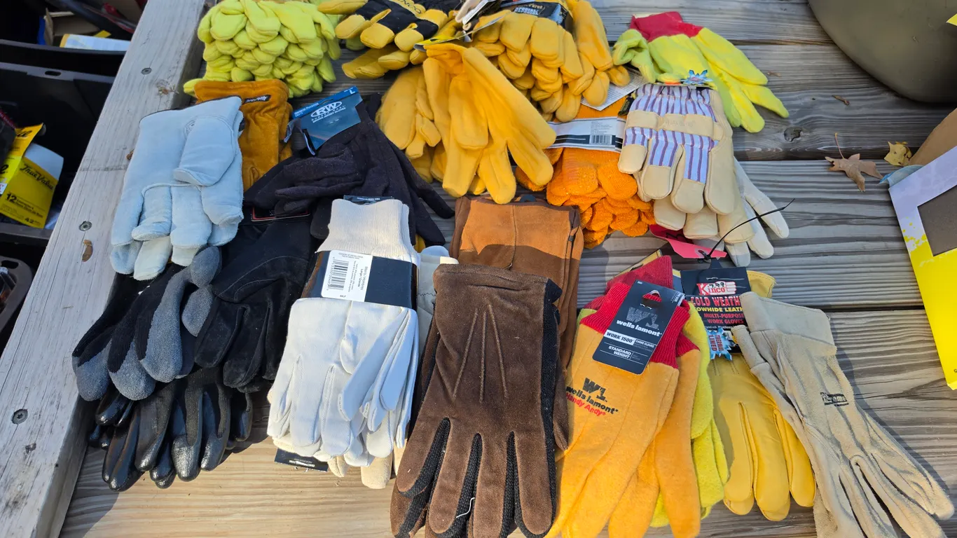 Large Assortment of Gloves, *MUST BE PICKED UP BY FRIDAY, OCTOBER 23RD @ 4:00 PM. NO EXCEPTIONS