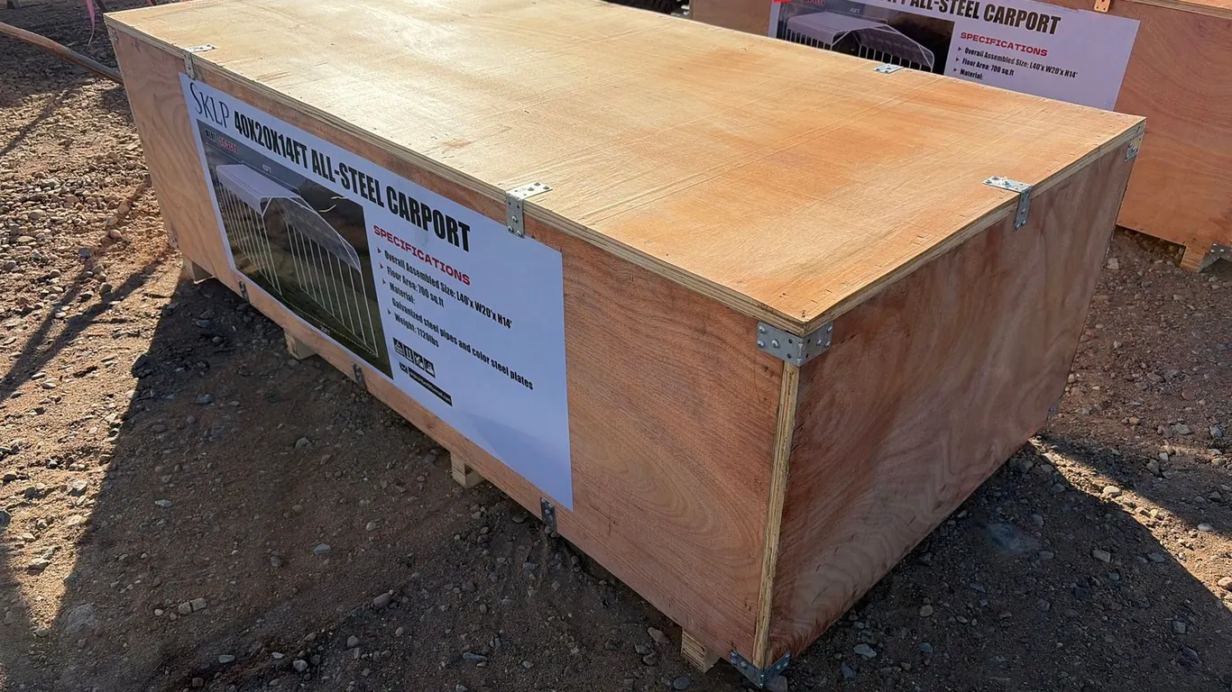 Unused SKLP SK-SC40 Steel Carport