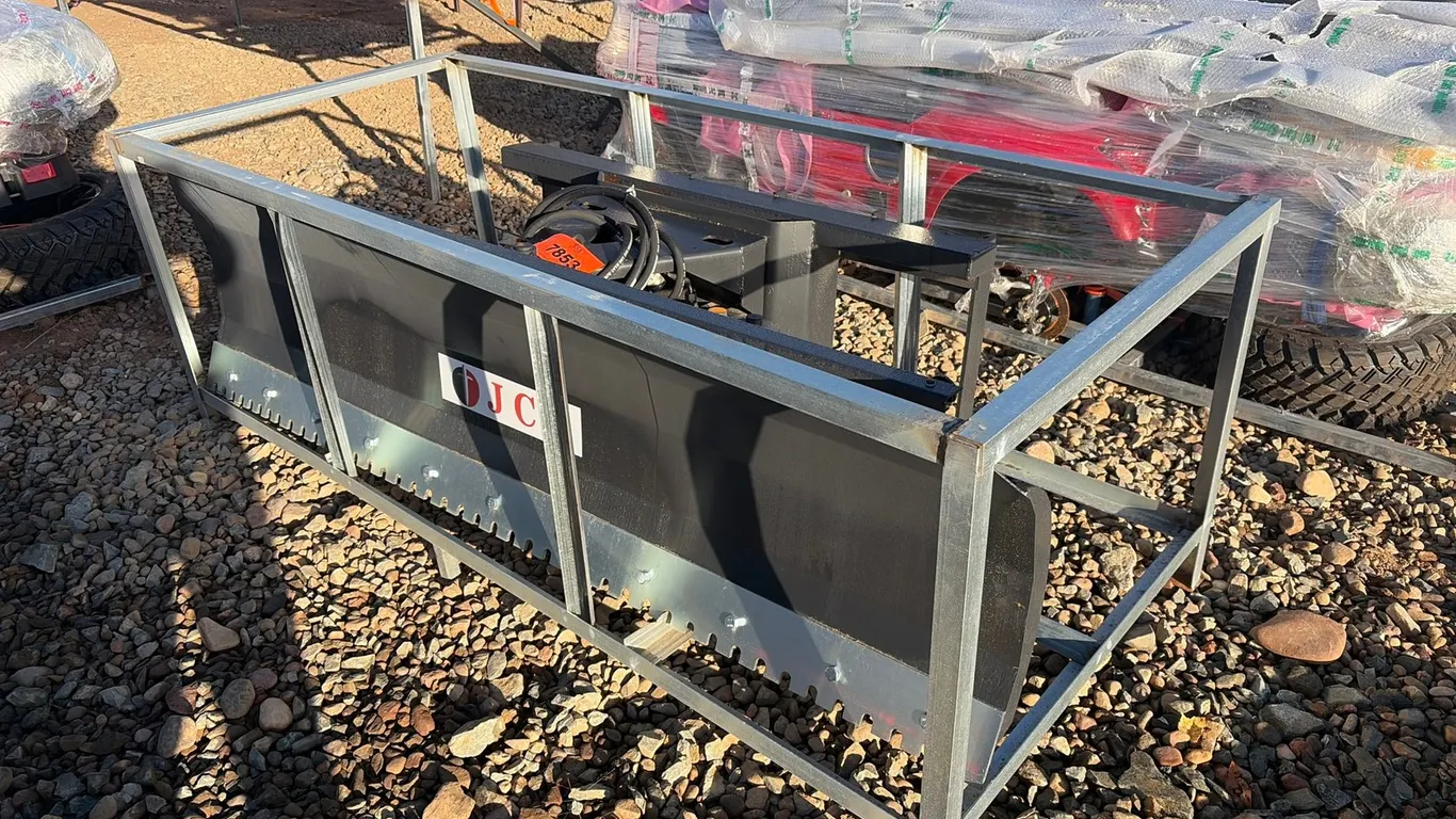 Approx. 72" Unused JCT Skid Steer Dozer Blade Attachment