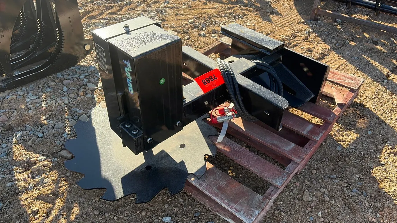 Unused Future MTS51 Mini Skid Steer Tree Saw Attachment