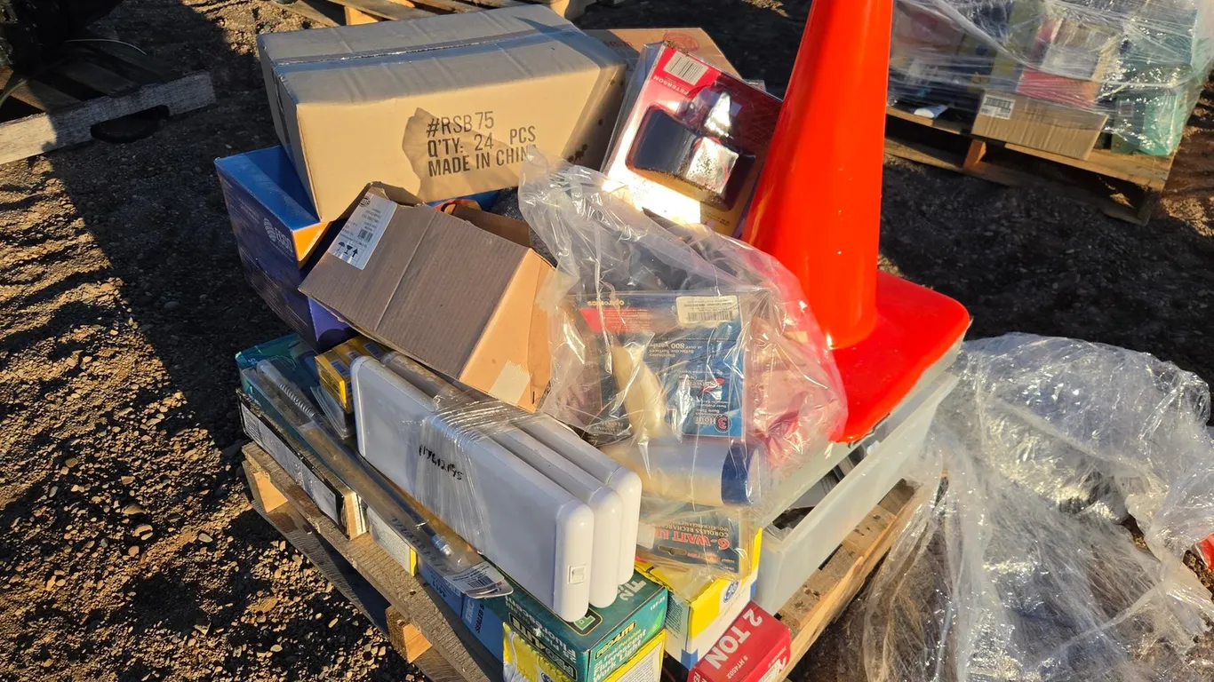 Pallet Of Electrical, Lights, Tools, And More