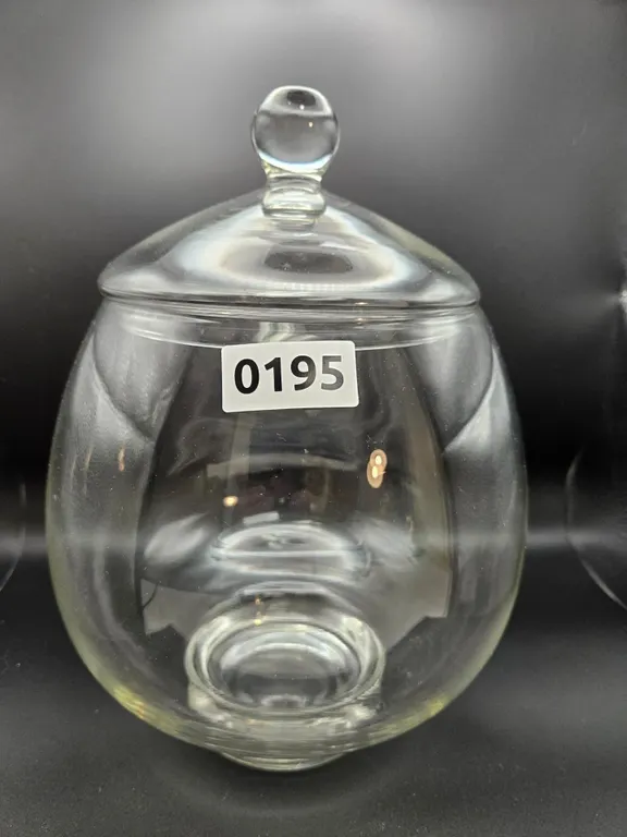 Clear Glass Jar with Lid