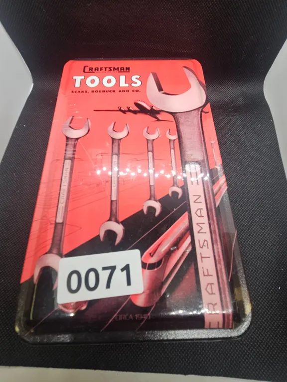 Unopened Vintage Craftsman Tools Advertising Tin