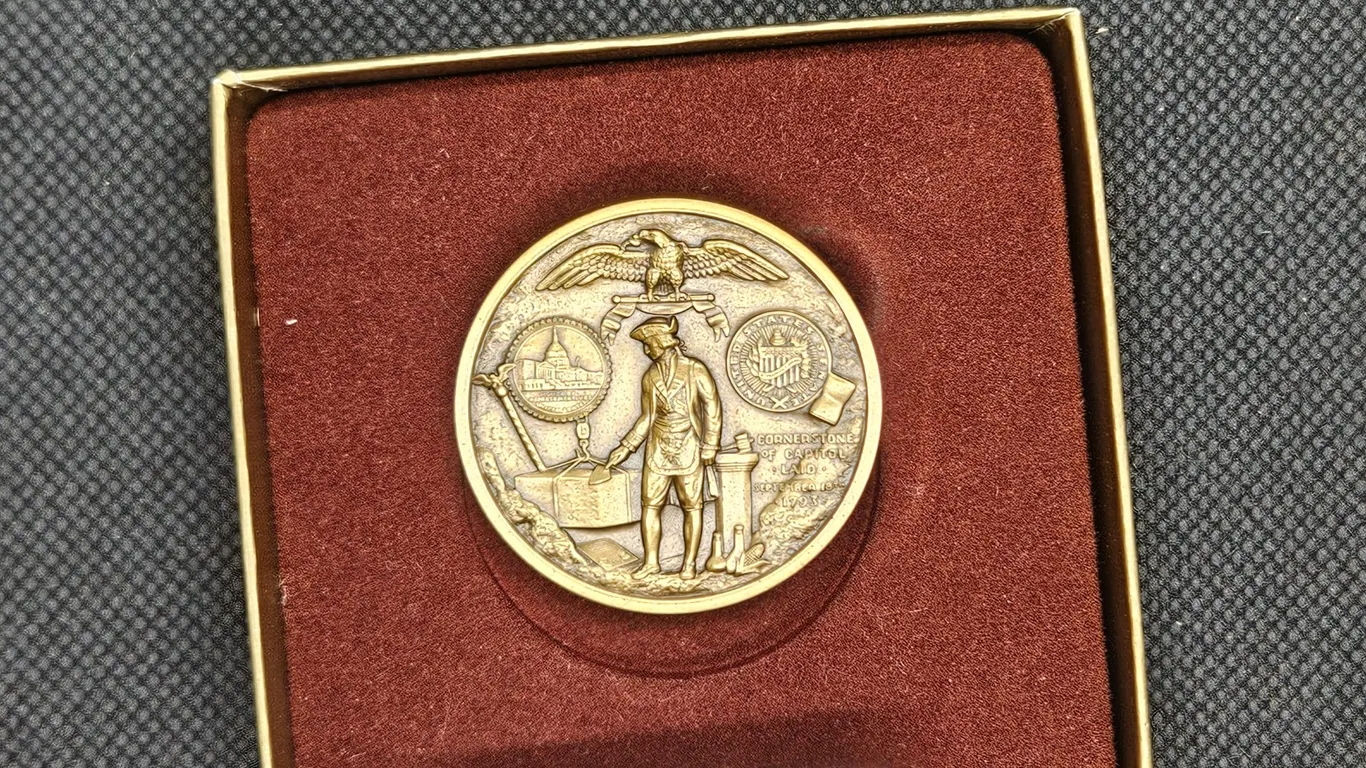 United States Capitol Cornerstone Commemorative Medal