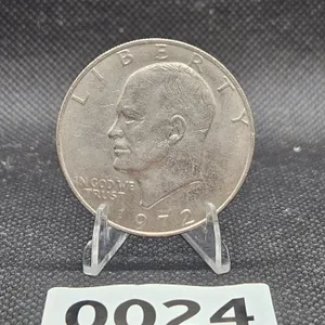 1972 Eisenhower Dollar Coin
