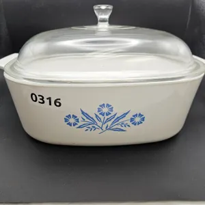 CorningWare Cornflower Blue Casserole Dish