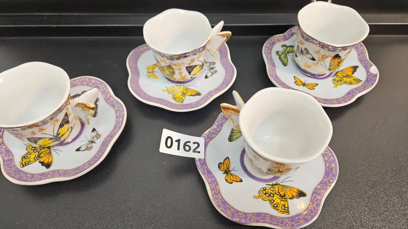 Formalities by Baum Bros Butterfly Demitasse Set