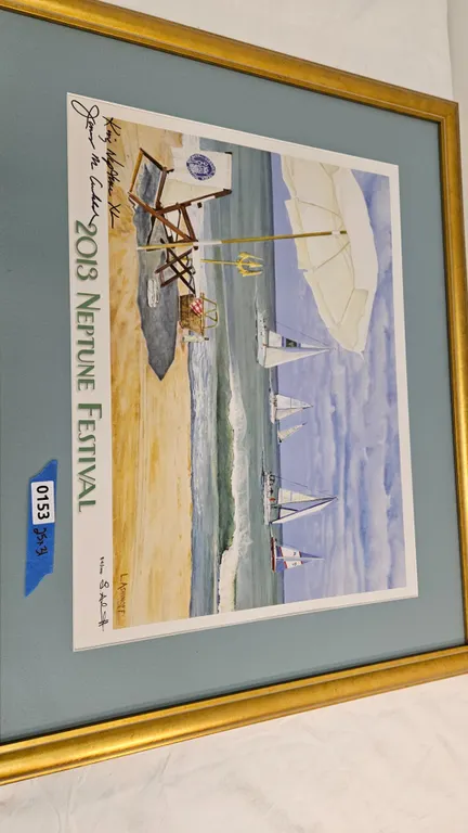 L. Ashinoff Signed & Numbered 2013 Neptune Festival Print