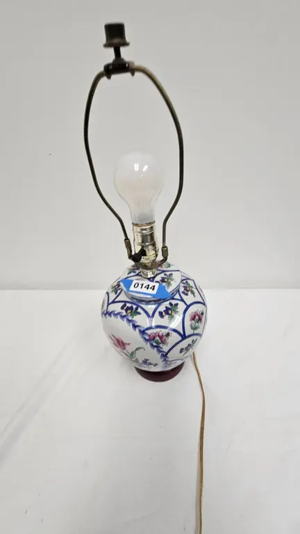Floral Ceramic Table Lamp