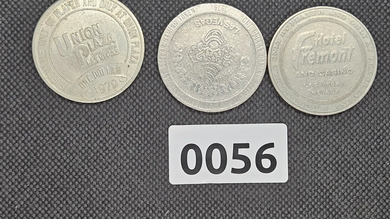 Vintage Las Vegas Casino Gaming Tokens Lot