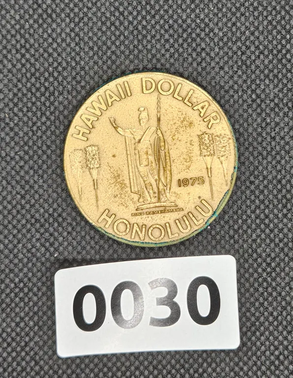 1975 Honolulu Hawaii Dollar Commemorative Token