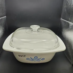 Corning Ware Cornflower Blue 4-Quart Dutch Oven Casserole with Lid