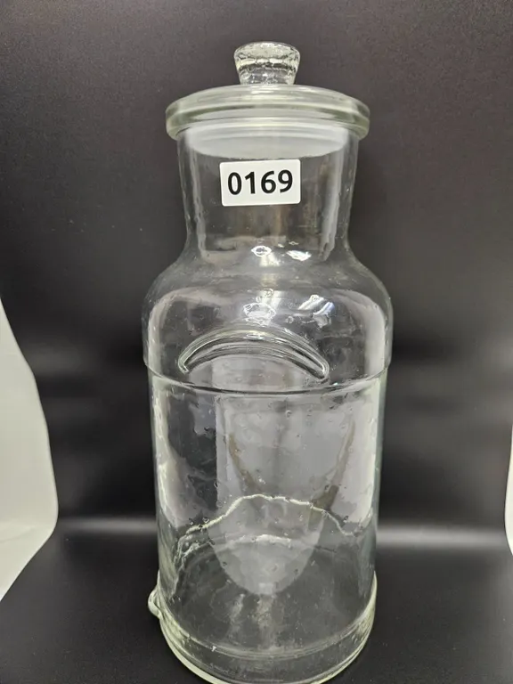 Large Clear Glass Jar with Lid