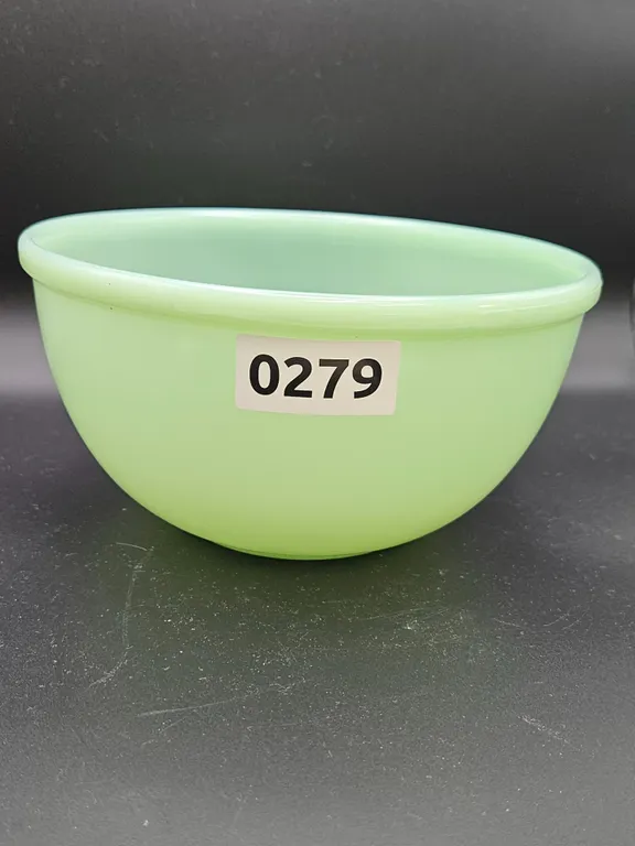 Jadeite Green Glass Mixing Bowl