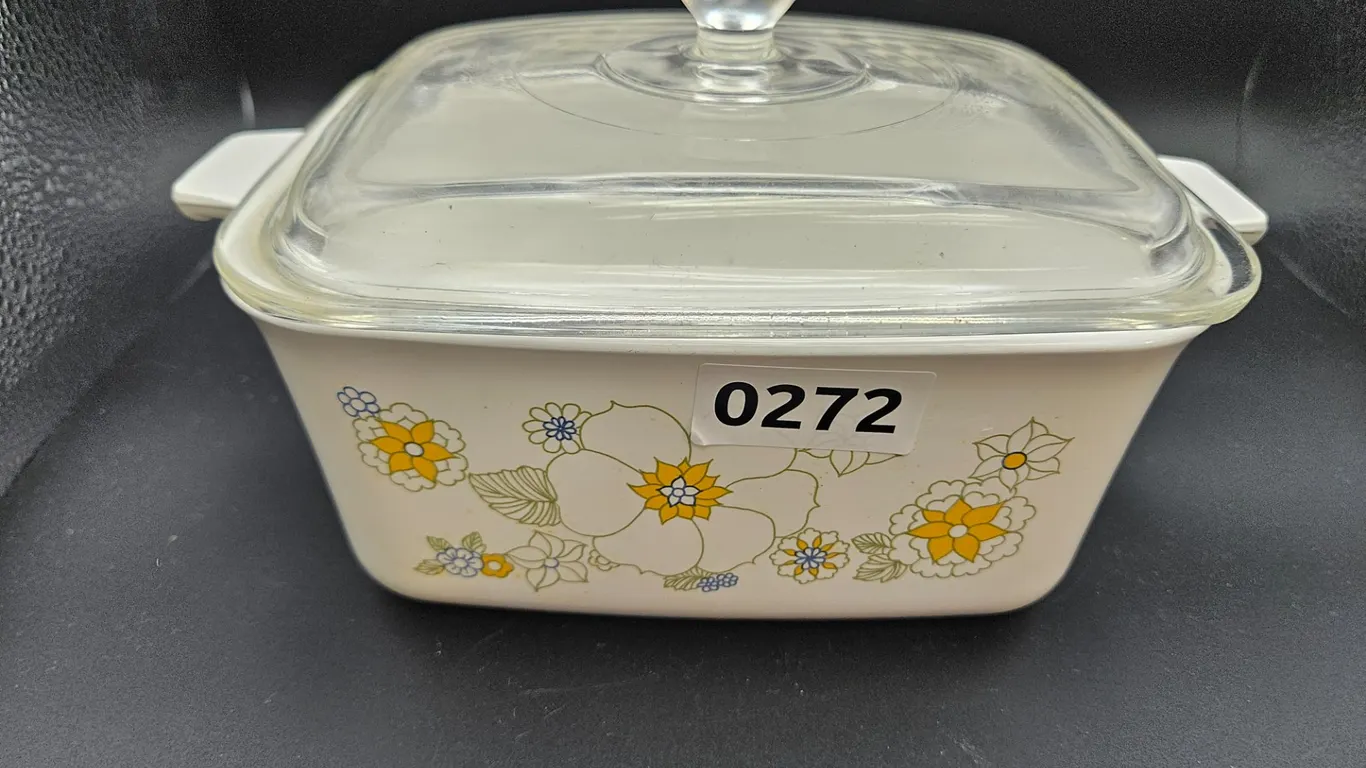 Corning Ware Spring Blossom Casserole Dish with Lid