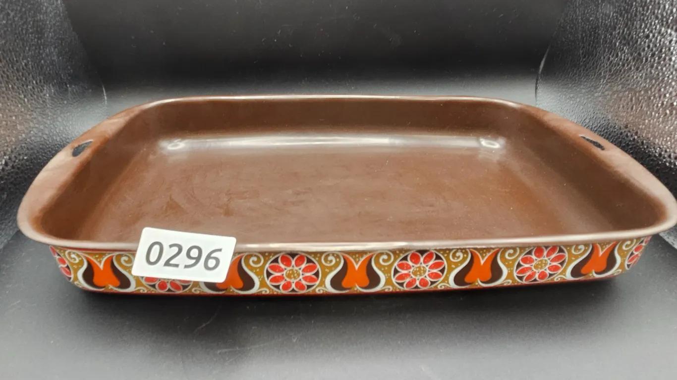 Vintage Enamelware Baking Pan
