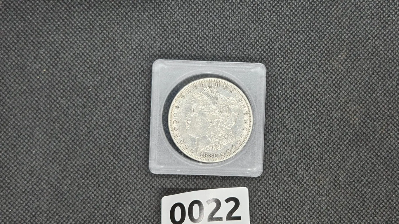 1880 Morgan Silver Dollar Coin
