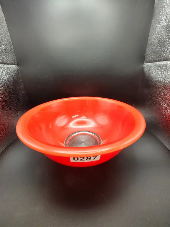Pyrex Red Glass Mixing Bowl