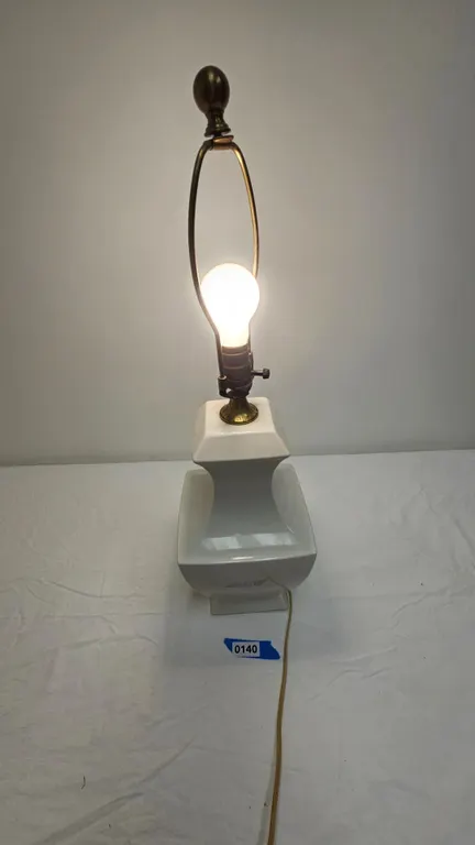White Ceramic Table Lamp