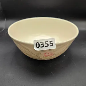 Pfaltzgraff Basket Weave Rose Salad Bowl