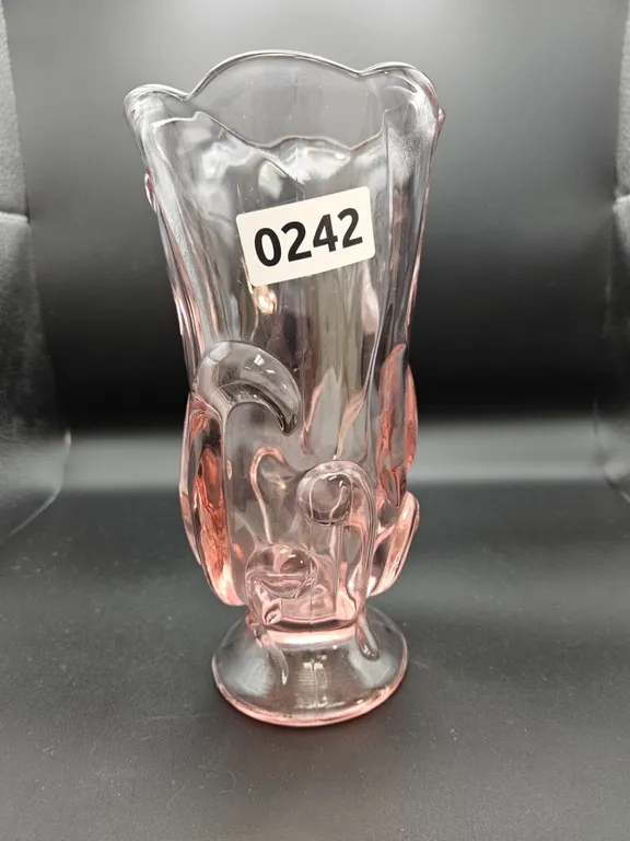 Pink Glass Bud Vase