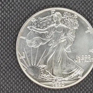 1990 American Silver Eagle 1 Oz Fine Silver Coin