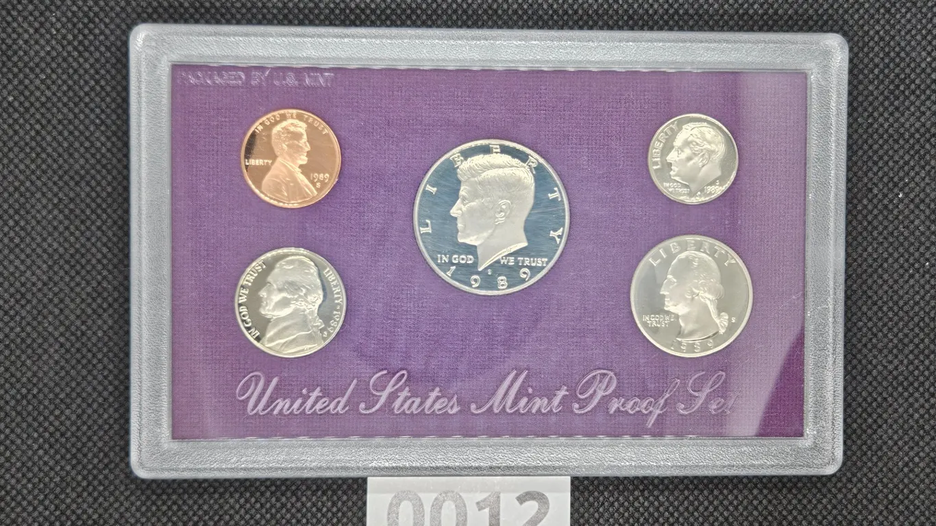 1989 United States Mint Proof Coin Set