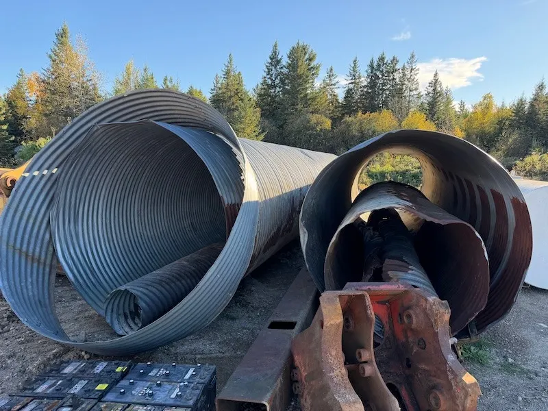 (2) 70” x approx 30’ long Culverts