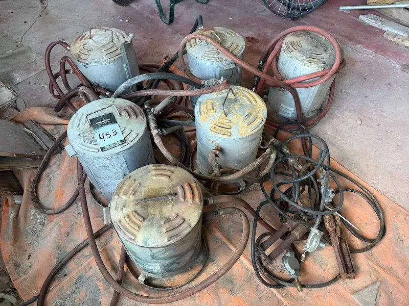 (6) Engine Heater Houses w/ (3) Heaters