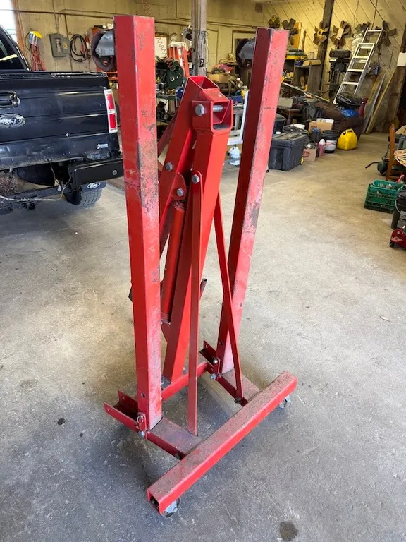 Big Red 2 Ton Hydraulic Engine Hoist