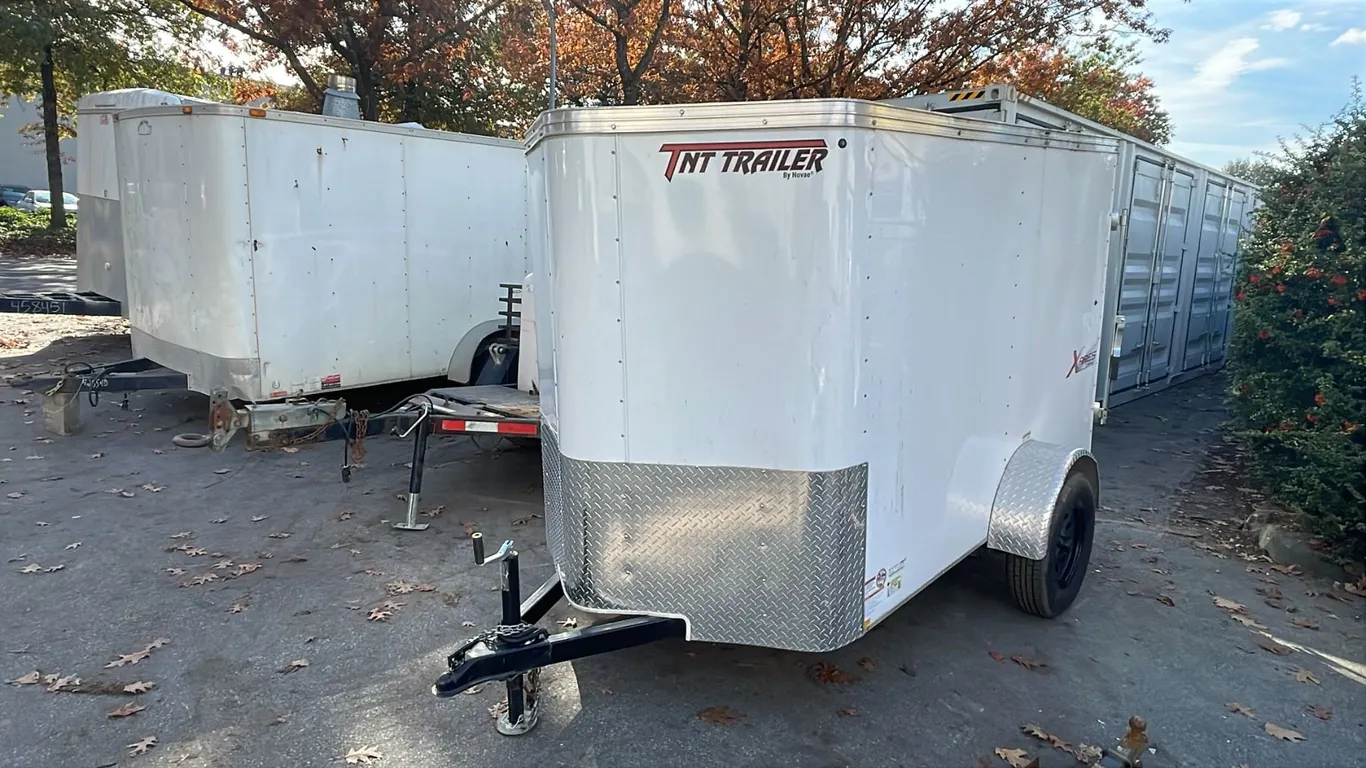 2023 NOVAE LLC XPRESS CARGO SINGLE AXEL COVERED TRAILER, WHITE, VIN 5JWWE0814P6100015,
