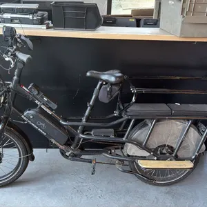 BLACK RAD POWER BIKES RADWAGON 7-SPEED HEAVY-DUTY LONG-TAIL UTILITY CARGO E-BIKE