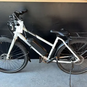 RAD POWER BIKES RADMISSION SINGLE-SPEED MID-STEP COMMUTER ELECTRIC BIKE WHITE GREY FINISH