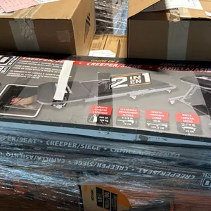 PERFORMANCE TOOL W85018 2-IN-1 Z-FRAME FOLDING CREEPER ROLLING SEAT 300-LB CAPACITY *IN BOX