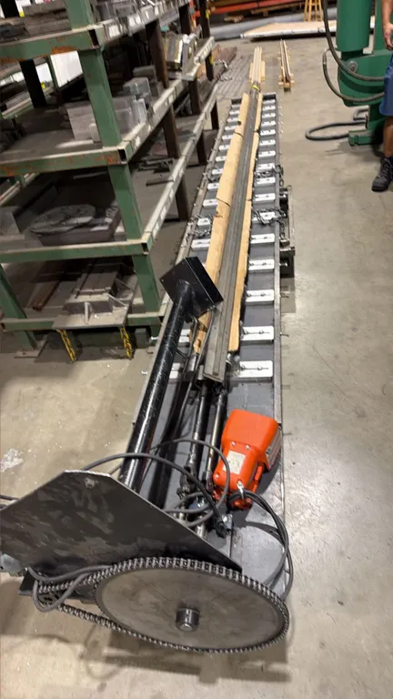 15FT MECHANICAL ROLLER UNIT WITH DC MOTOR CONTROL PANEL & HEAVY DUTY ROLLER