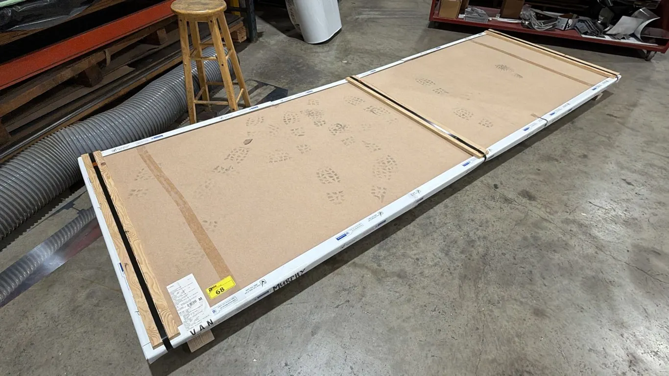 PACKAGE OF NEW ALUMINUM SHEETS APPROX 12FT X 4FT