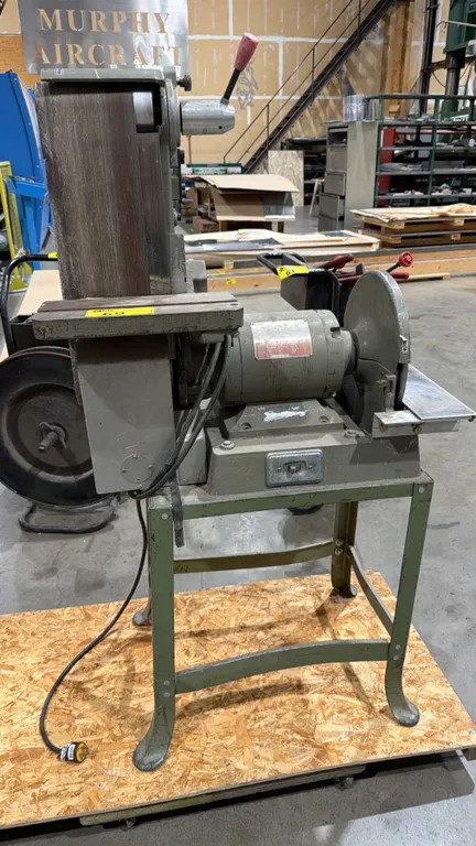 BUSY BEE INDUSTRIAL SANDER SB012A ON STAND