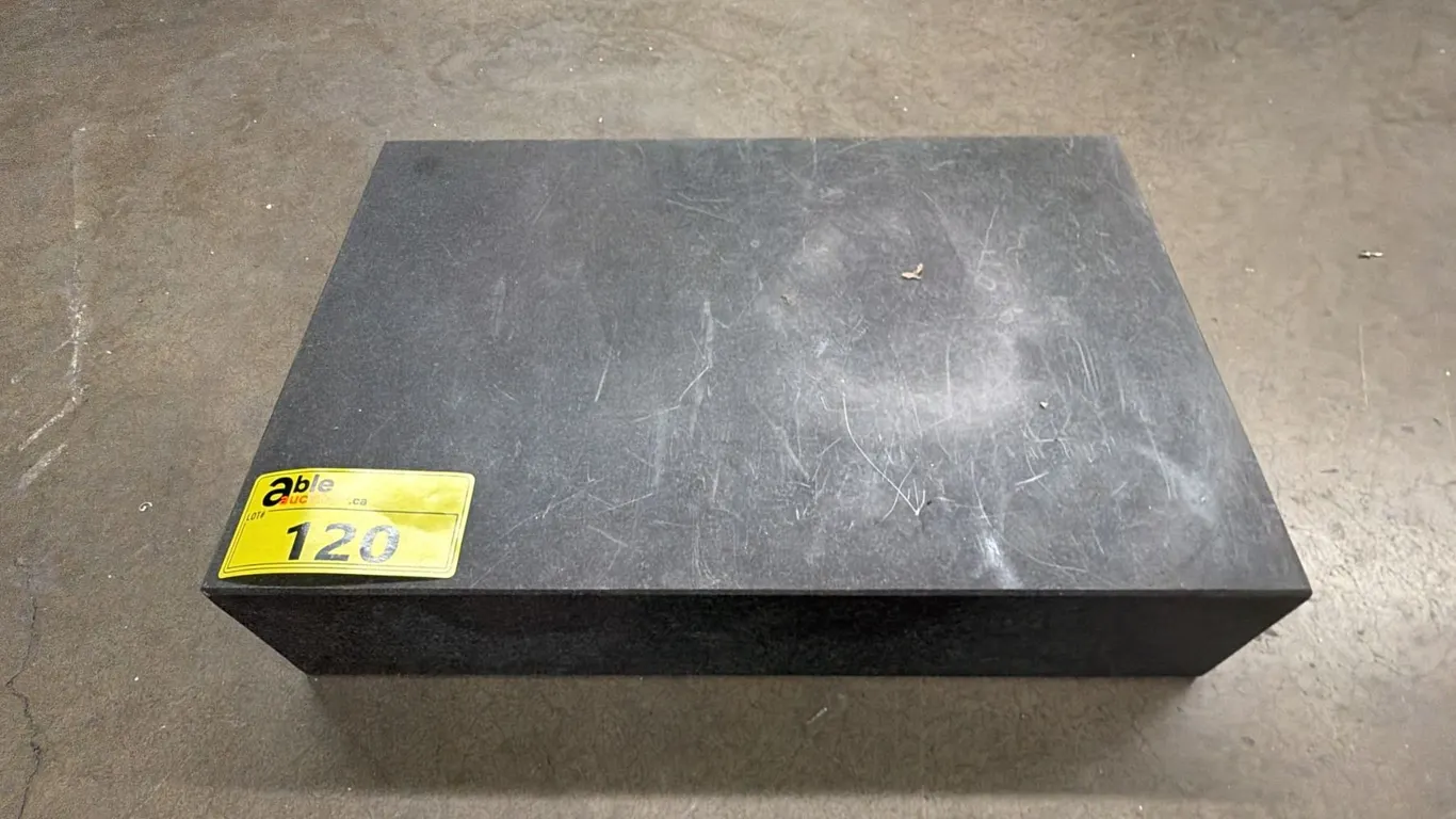 PRECISION TOOLS GRANITE SLAB APPROX 12IN X 18IN X 4IN