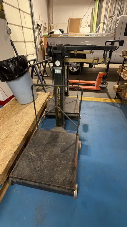ZHUNSHENG SCALES PORTABLE PLATFORM SCALE WITH COUNTER WEIGHTS