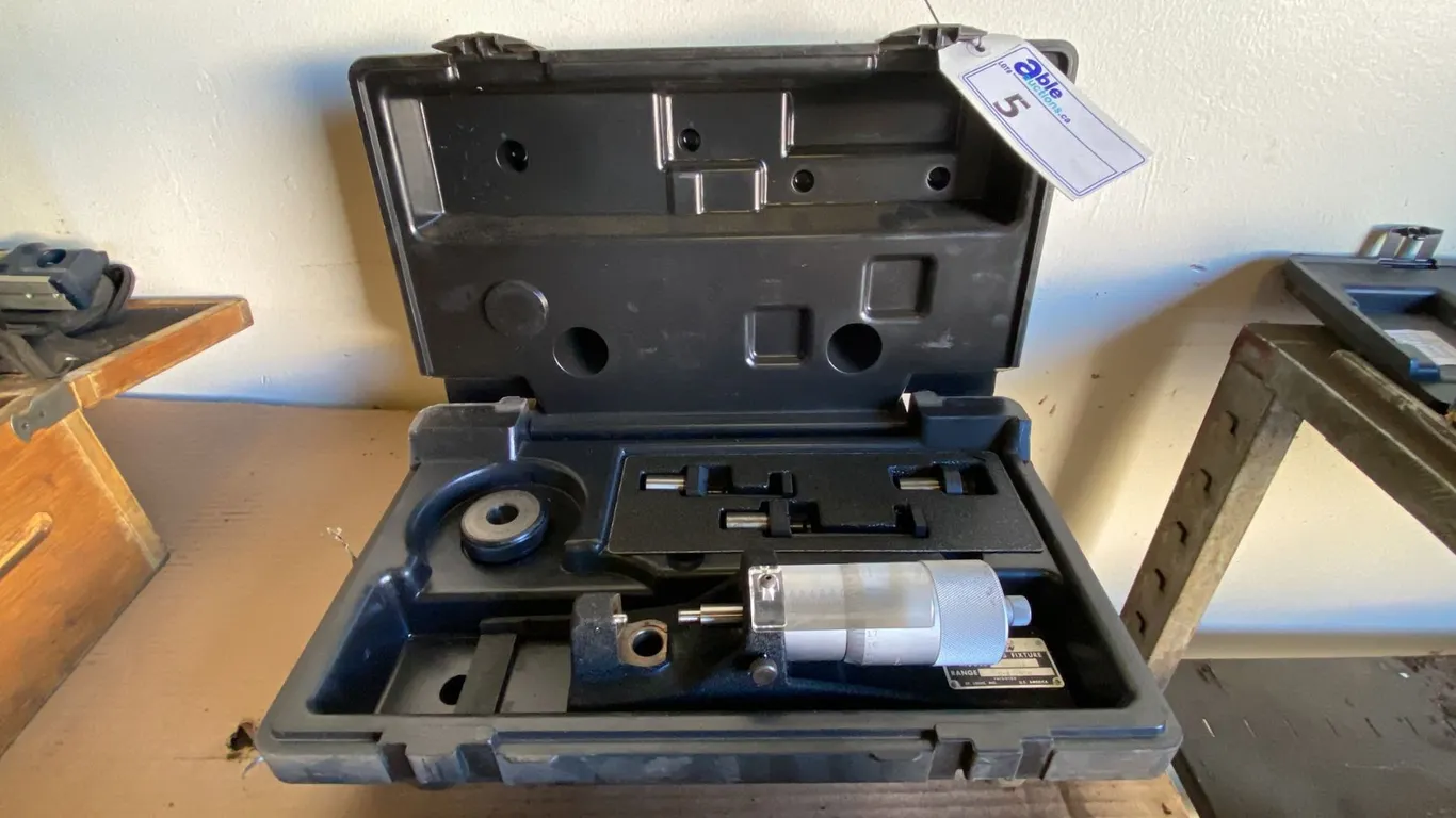 SUNNEN MODEL CF-502/0-2 INCH GAGE SETTING FIXTURE WITH CASE