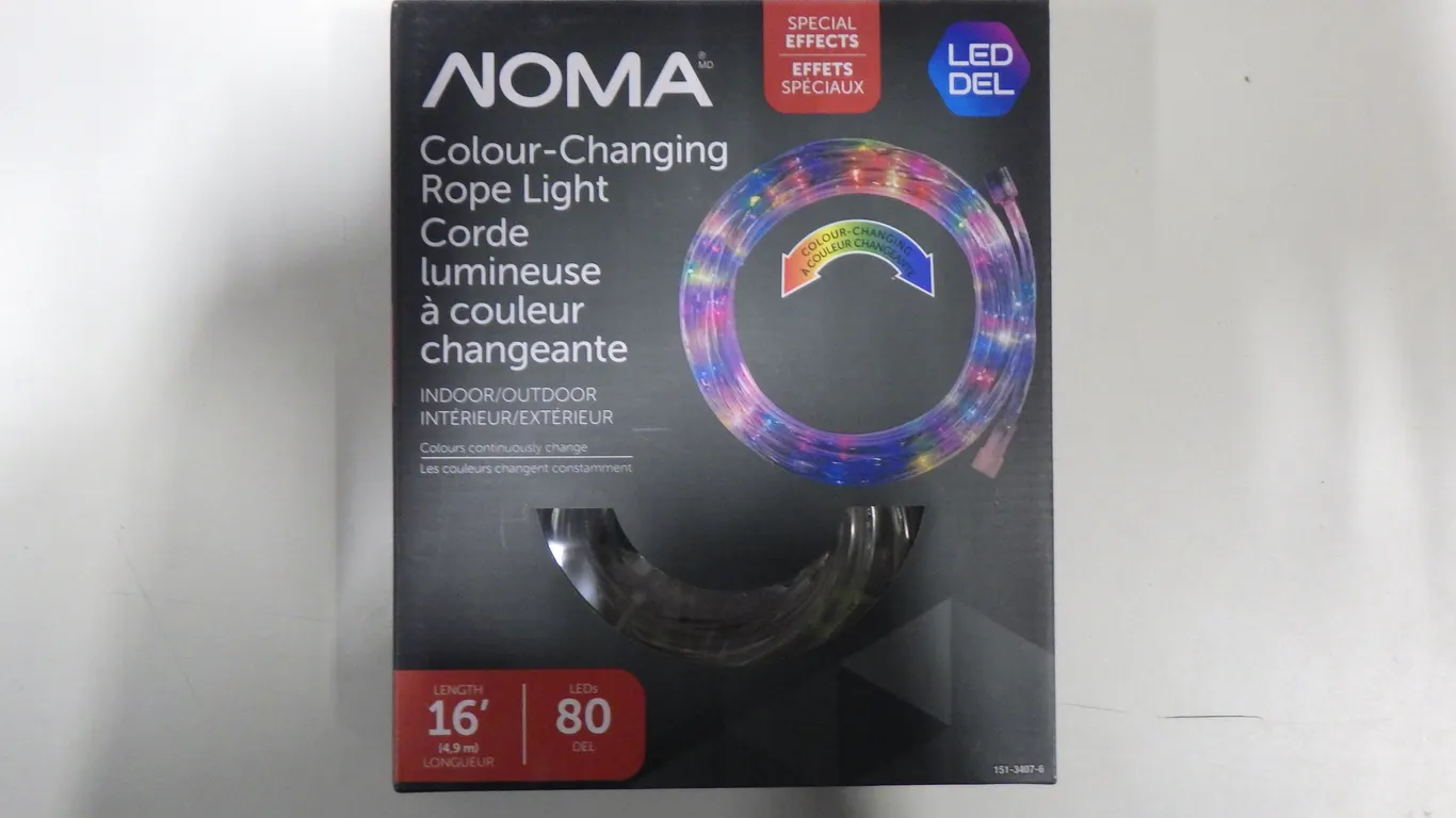 Noma LED Color-Changing Rope Light 16'