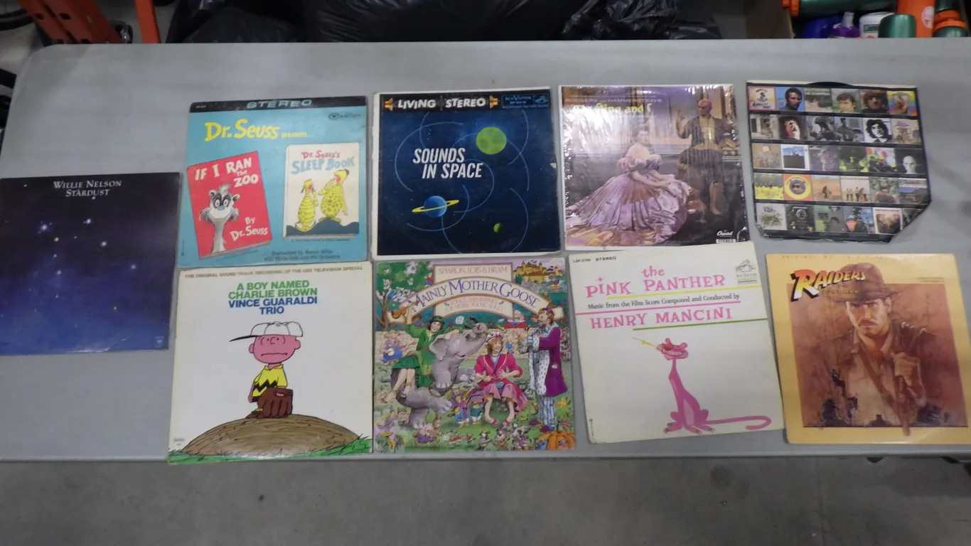 Lot of 9 Vinyl Records