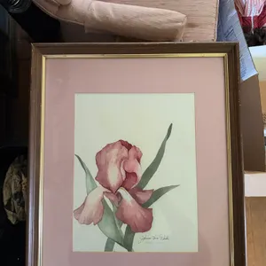 Signed Iris Floral Print, Numbered 12/25