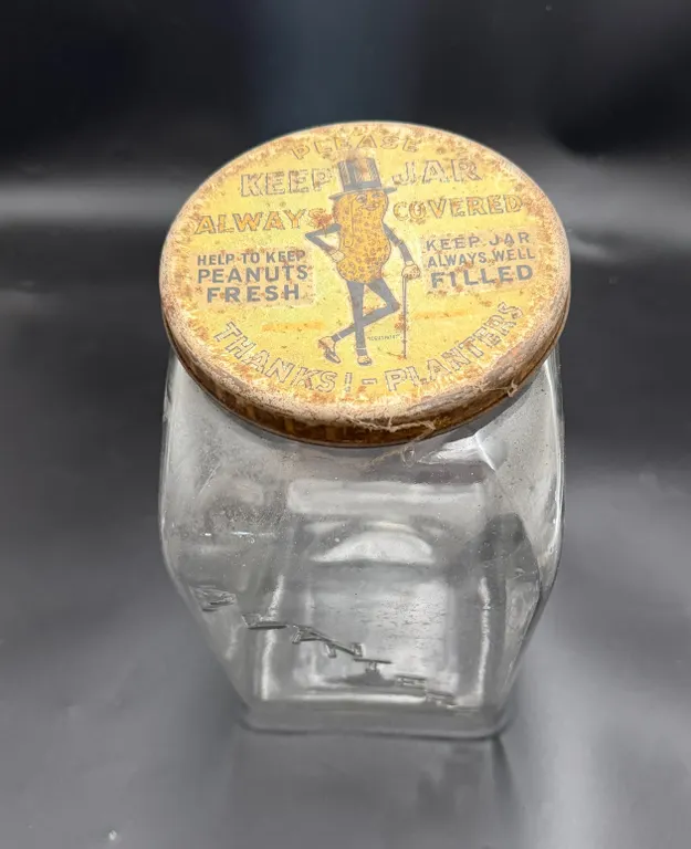 Vintage Planters Mr. Peanut Countertop Jar