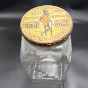 Vintage Planters Mr. Peanut Countertop Jar