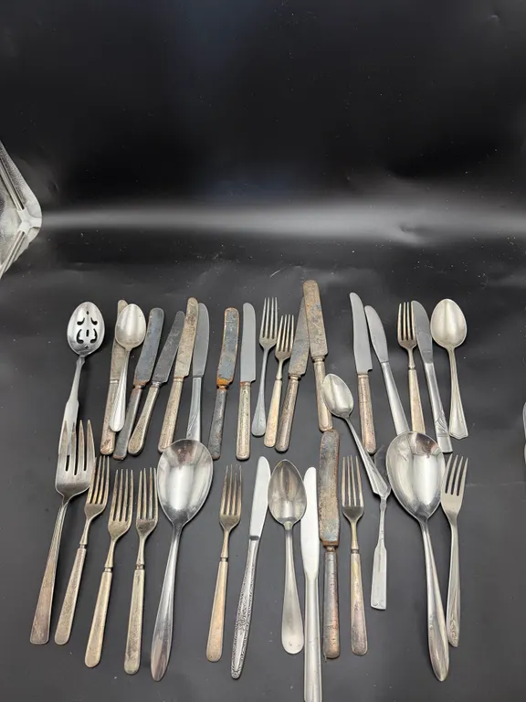 Mixed Stainless Flatware Lot